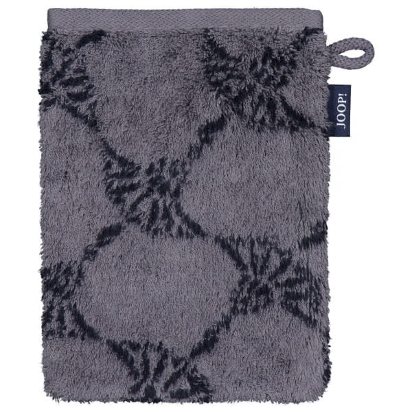 JOOP! Handtücher New Classic Cornflower 1721 - Farbe: Basalt - 79 - Waschhandschuh 16x22 cm