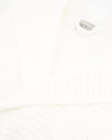 Möve - Kapuzenbademantel Piquée - Farbe: snow - 001 (2-7650/0175)