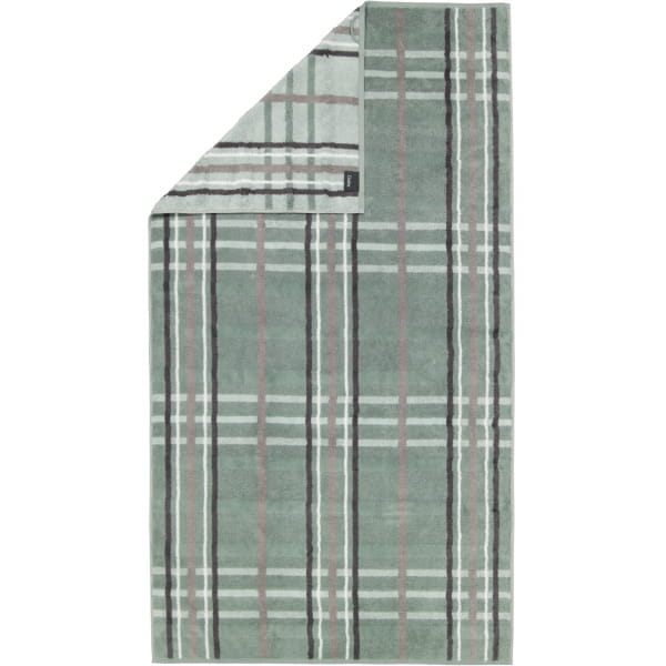 Cawö Handtücher Noblesse Check 1089 - Farbe: nordic green - 44 - Duschtuch 80x150 cm