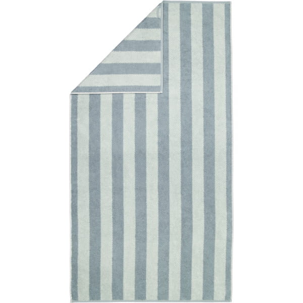 Cawö Handtücher Pure Stripes 6502 - Farbe: mystic green - 44 - Duschtuch 80x150 cm