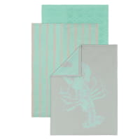Vossen Geschirrtücher Lobster Luxe 3er Set - Farbe: basil blush - 0001 - 50x70 cm