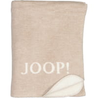 JOOP! Wohndecke Melange-Doubleface - Größe: 150x200 cm - Farbe: Sand-Natur