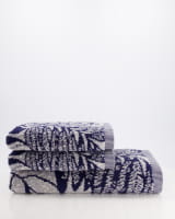 Möve Handtücher Brooklyn Botanic - Farbe: nature/deep sea - 042 - Handtuch 50x100 cm