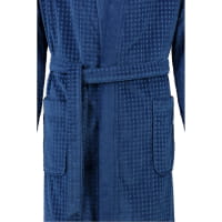 Cawö Herren Bademantel Kimono 3714 - Farbe: saphir - 166 XL
