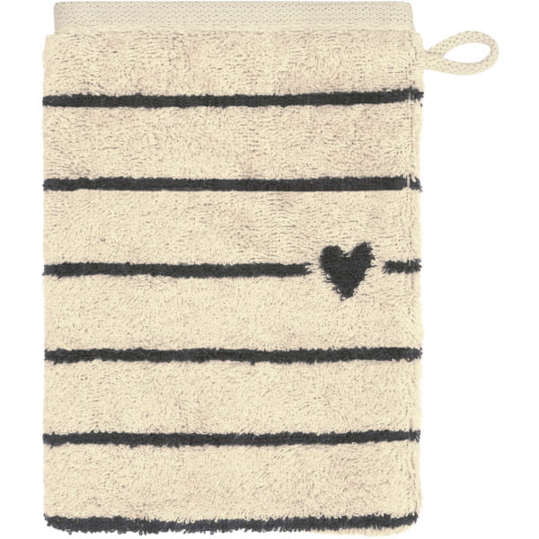 Cawö Handtücher Heart Beats Lines & Hearts 6276 - Farbe: basalt - 37 - Wasc günstig online kaufen