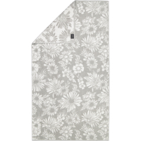 Cawö Handtücher Luxury Home Two-Tone Edition Floral 638 - Farbe: platin - 76 - Gästetuch 30x50 cm