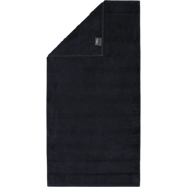 Cawö Handtücher Noblesse2 Uni 1002 - Farbe: schwarz - 906 - Handtuch 50x100 cm