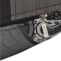 JOOP! Kissenhüllen Paisley Allover - Farbe: Silbergrau - 010