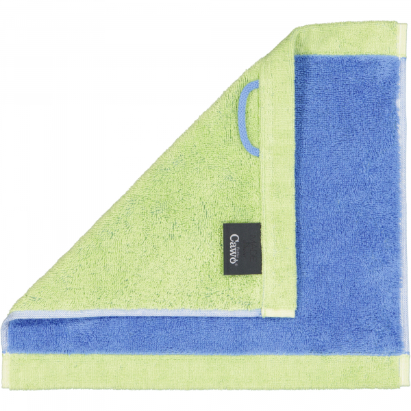 Cawö Handtücher Lifestyle Splash 7071 - Farbe: capri/pistazie - 14 - Seiflappen 30x30 cm