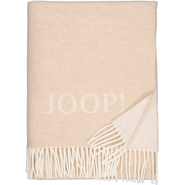 JOOP! Wohndecke Fine-Doubleface - Größe: 130x180 cm - Farbe: Creme-Natur günstig online kaufen