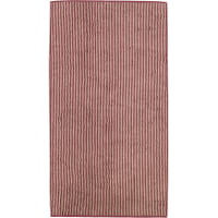 Cawö Handtücher Two-Tone Stripes 480 - Farbe: bordeaux - 23 - Duschtuch 80x150 cm