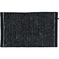 Rhomtuft - Badteppich Lin - Farbe: schwarz-natur - 1160 - 70x130 cm