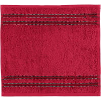 Vossen Cult de Luxe - Farbe: 390 - rubin - Waschhandschuh 16x22 cm