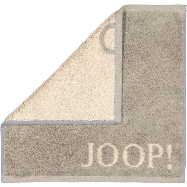 JOOP! Classic - Doubleface 1600 - Farbe: Graphit - 70 - Seiflappen 30x30 cm