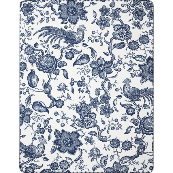 Villeroy &amp; Boch Wohndecken Paradiso - Farbe: Navy Peony - 150x200 cm