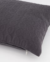 JOOP! Kissenhüllen Signature - Farbe: Anthrazit - 012 - 40x40 cm