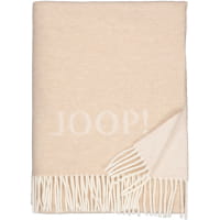 JOOP! Wohndecke Fine-Doubleface - Größe: 130x180 cm - Farbe: Creme-Natur