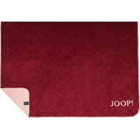 JOOP! Wohndecken Uni-Doubleface - Farbe: Rouge - 150x200 cm