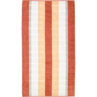 Cawö Handtücher Noblesse Stripe 1087 - Farbe: brick - 33 - Handtuch 50x100 cm