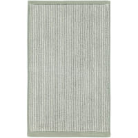 Marc o Polo Timeless Tone Stripe - Farbe: green/off white Duschtuch 70x140 cm
