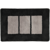 Rhomtuft RHOMY - Badteppich Liberty 256 - Farbe: anthrazit/perlgrau - 409 - 65x115 cm