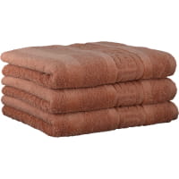 Cawö - Noblesse Uni 1001 - Farbe: 369 - zimt - Waschhandschuh 16x22 cm