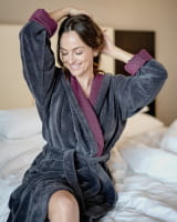 Vossen Hamamtücher Balance Theo - Farbe: elderberry - 3880 - 80x180 cm