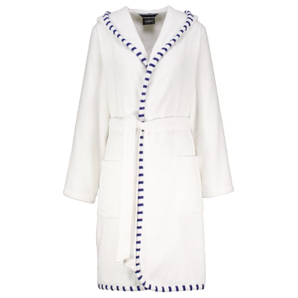 Cawö Home Bademäntel Damen Kapuze Breton 848 - Farbe: weiß - 600