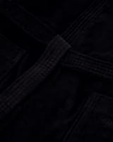 Vossen Bademäntel unisex Kapuze Texas - Farbe: schwarz - 7900 - S