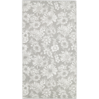 Cawö Handtücher Luxury Home Two-Tone Edition Floral 638 - Farbe: platin - 76 - Gästetuch 30x50 cm