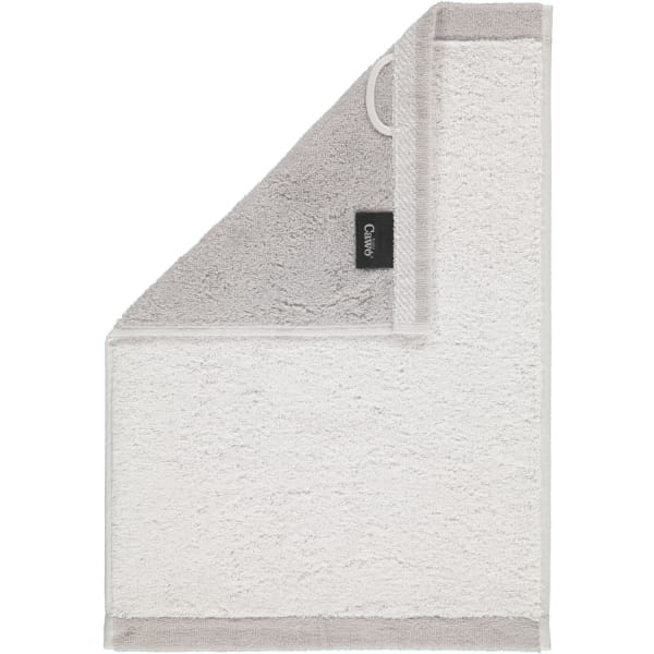 Cawö Plaid Doubleface 7070 - Farbe: weiß - 76 - Gästetuch 30x50 cm