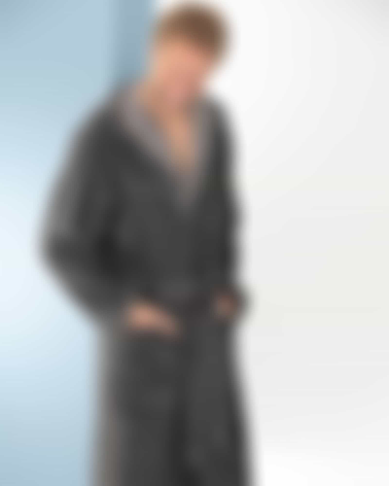 Cawö Home Herren Bademantel Kapuze 801 - Farbe: anthrazit - 71 Detailbild 2