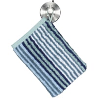 Cawö Handtücher Delight Streifen 6218 - Farbe: fjord - 44 - Duschtuch 70x140 cm