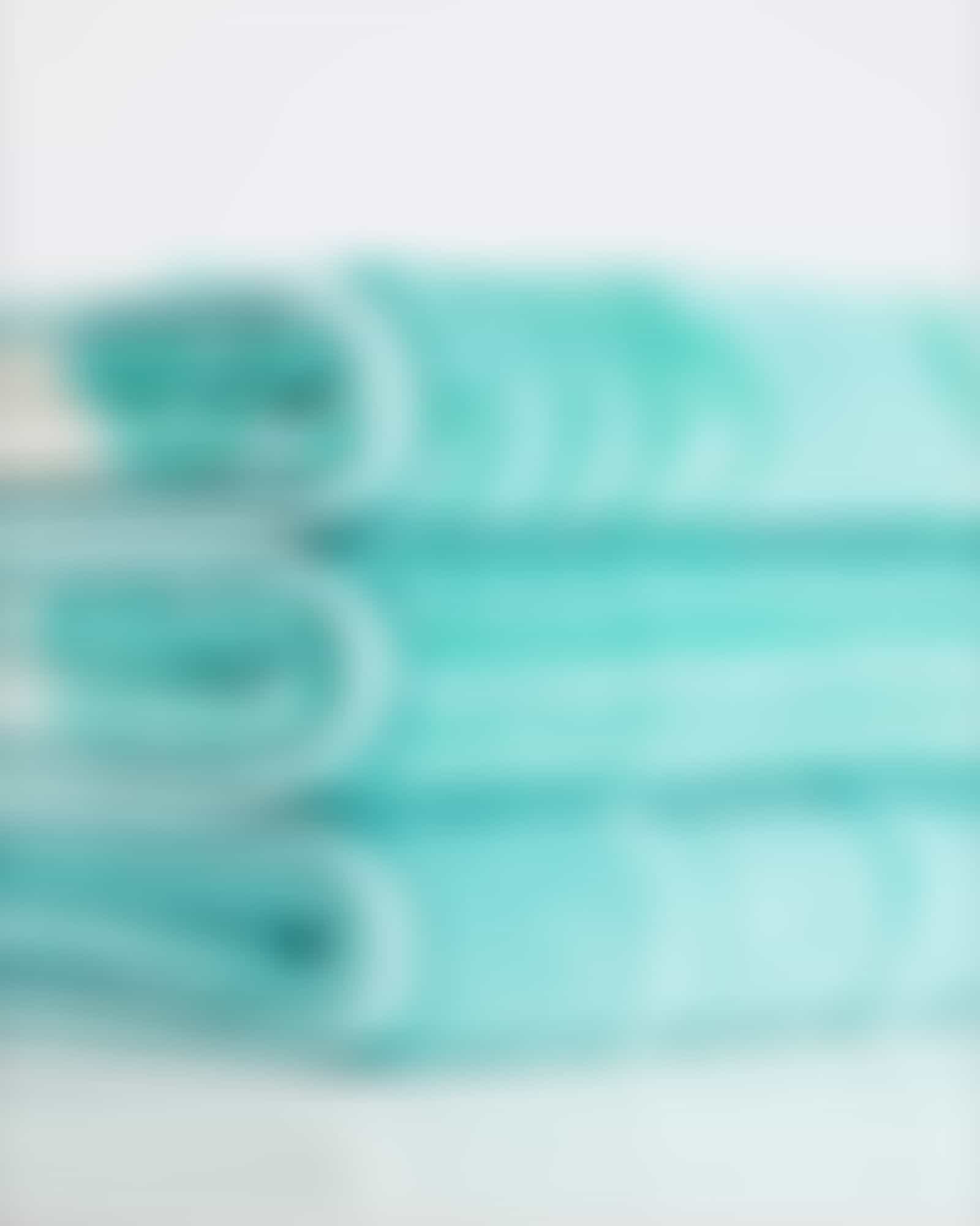 Cawö - Noblesse Cashmere Streifen 1056 - Farbe: mint - 14 - Seiflappen 30x30 cm