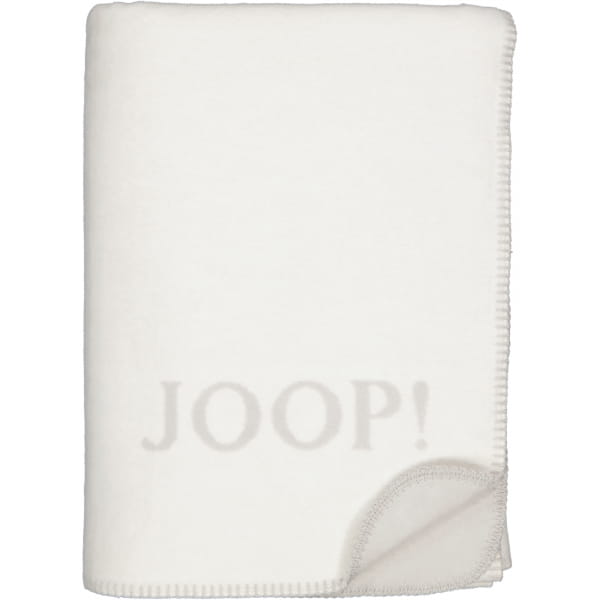 JOOP! Wohndecken Uni-Doubleface - Farbe: Natur-Taupe - 150x200 cm