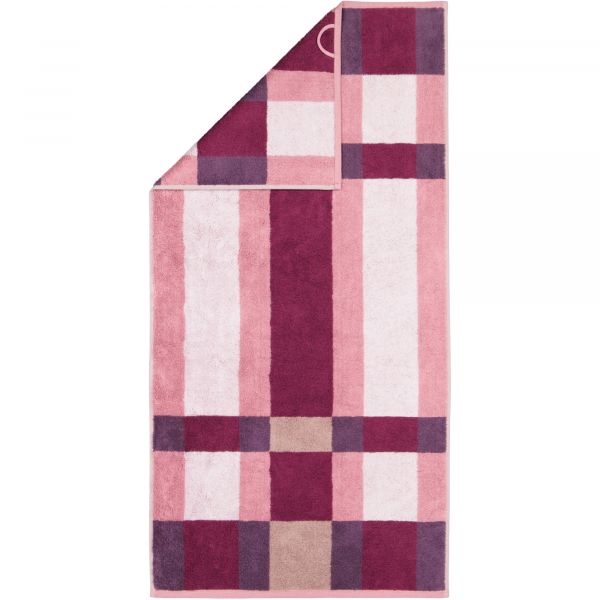 Cawö Handtücher Delight Karo 6219 - Farbe: blush - 22 Handtuch 50x100 cm