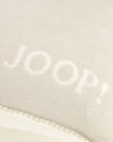 JOOP! Kissenhülle Uni-Doubleface - Größe: 50x50 cm - Farbe: Feder-Ecru
