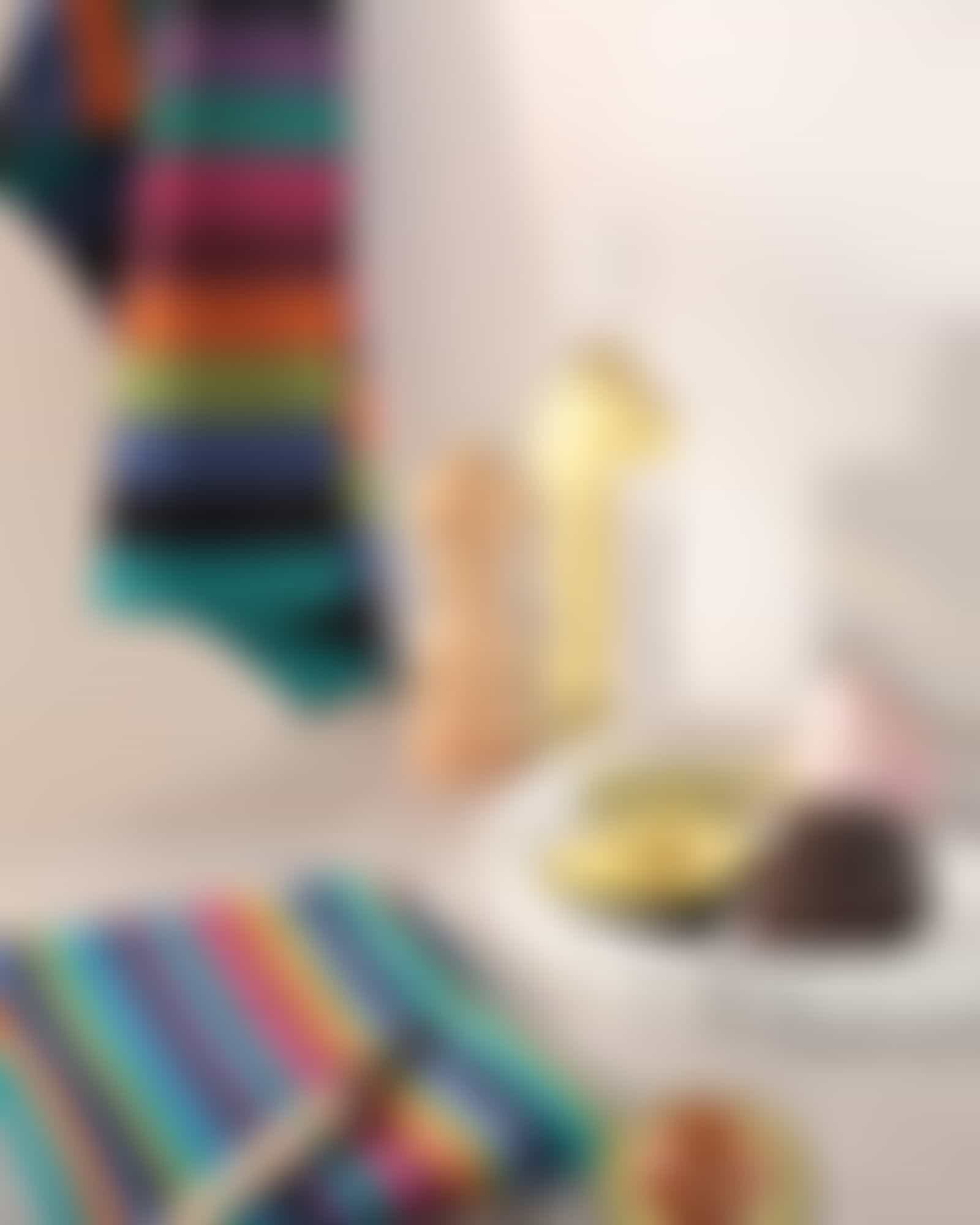 Cawö Home Geschirrtücher Cuisine Lifestyle Blockstreifen 7058 - Farbe: multicolor dunkel - 84 - 50x7 Detailbild 3