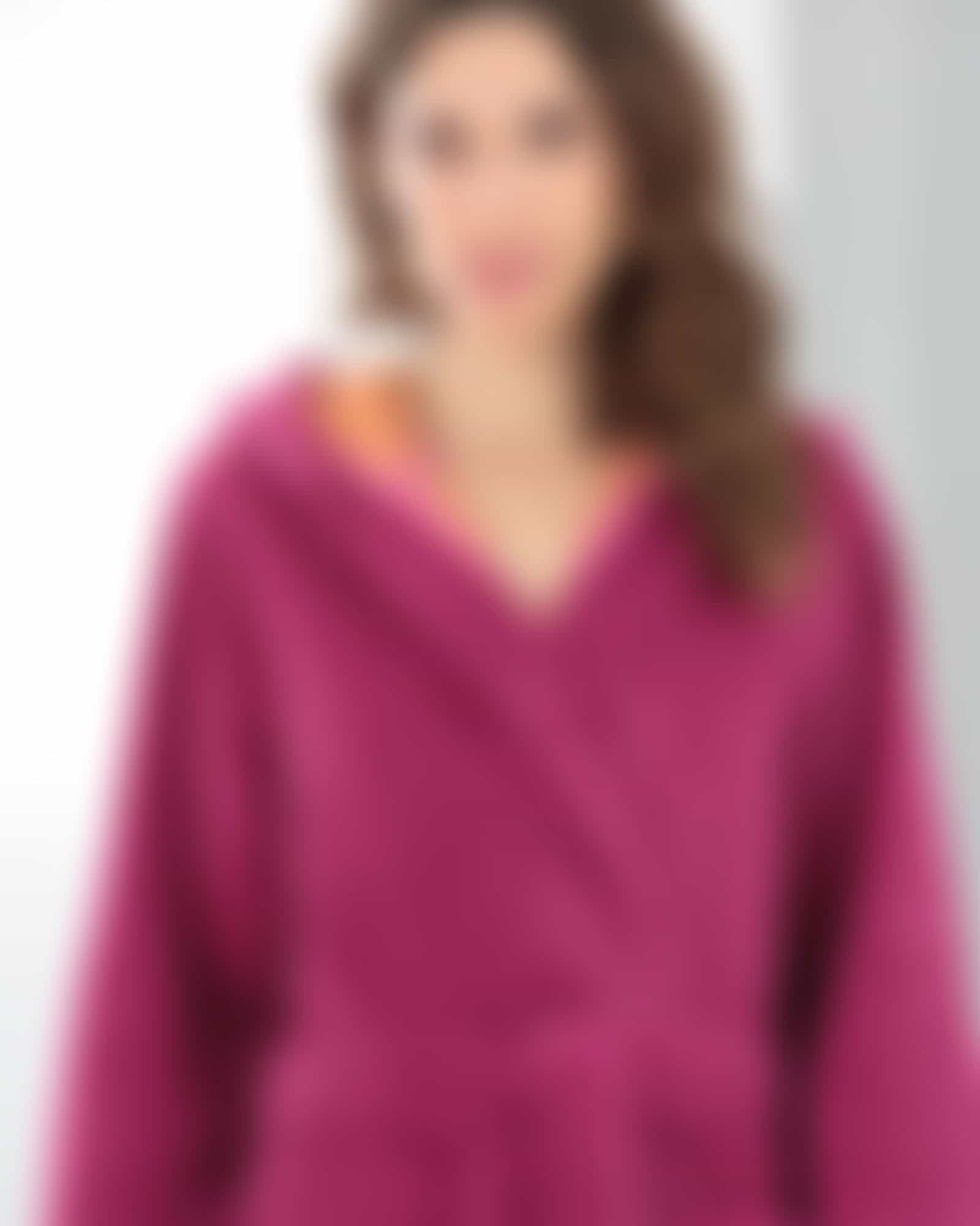 Cawö Home Bademäntel Damen Kapuze Kapuze 845 - Farbe: pink-orange - 23 Detailbild 2