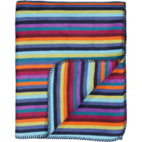 Cawö Wohndecken Lifestyle Streifen 70480 - Farbe: multicolor dunkel - 84 - 150x200 cm