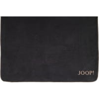 JOOP! Wohndecken Uni-Doubleface - Farbe: Anthrazit-Karamell - 150x200 cm
