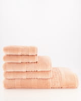 Cawö - Noblesse Uni 1001 - Farbe: 368 - lachs - Handtuch 50x100 cm