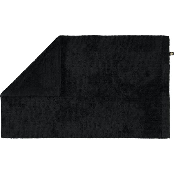 Rhomtuft - Badteppich Pur - Farbe: schwarz - 15 - 60x100 cm
