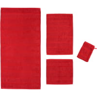 Cawö - Noblesse Uni 1001 - Farbe: 203 - rot Handtuch 50x100 cm