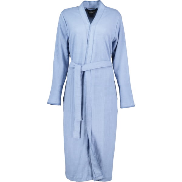 Cawö Home Damen Bademantel Kimono Pique 812 - Farbe: sky - 11 - XS