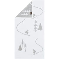 Cawö Handtücher WINTER EDITION Skifahrer 6272 - Farbe: weiß/platin - 67