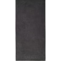 Cawö Saunatücher Pure 6501 - Farbe: basalt - 740 - 80x200 cm