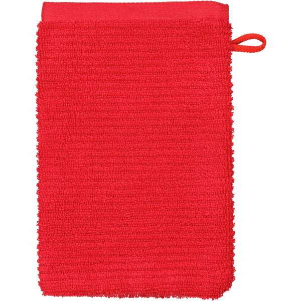 Möve Elements Uni - Farbe: ketchup - 256 - Waschhandschuh 15x20 cm