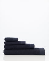 Rhomtuft - Handtücher Baronesse - Farbe: schwarz - 15 - Saunatuch 70x190 cm