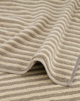 Cawö Badematten Two-Tone Stripes 480 - Farbe: graphit - 70 - 50x80 cm